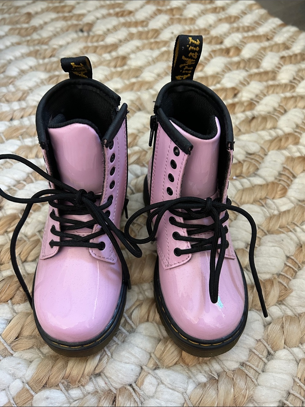 New Doc Martens Toddler Pink Boots Sz 9